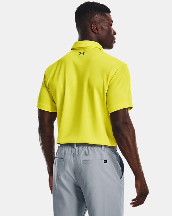 Men's UA Tech™ Polo, Yellow, pdpMainDesktop image number 1